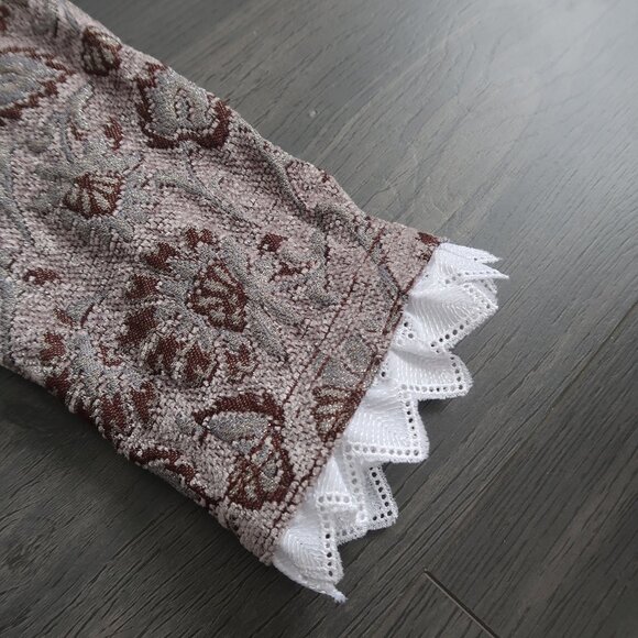 Brown Embroidered Blazer - Picture 2 of 5